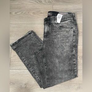 Torrid Bombshell Straight Gray/Black Jeans
